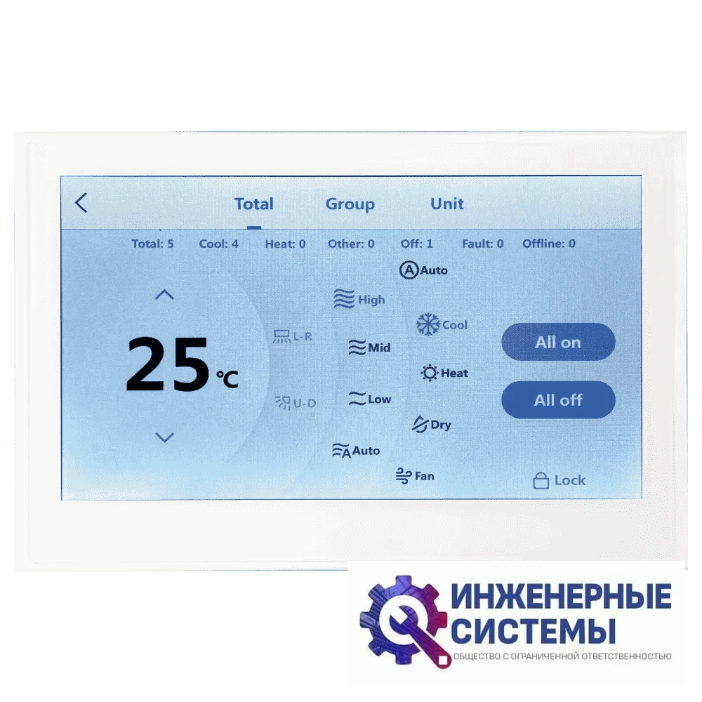 Systemair Sysplit Simple Cassette 36 HP Q Simple кассетный кондиционер 10,5 кВт, фото 5