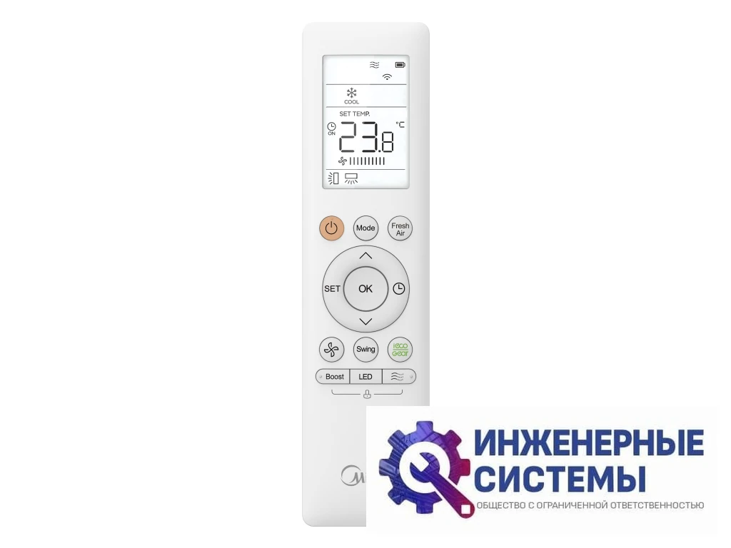 Midea MSCA1BU-09HRFN8/MOX230-09HFN8-Q/GAIA-D53 Gaia кондиционер 2,5 кВт, фото 3