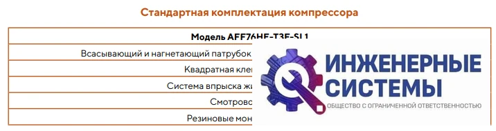 AFrost AFF76HE-T3F-SL1 (R404А) компрессор спиральный, фото 3
