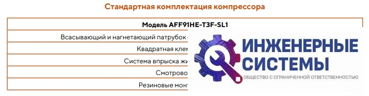 AFrost AFF91HE-T3F-SL1 (R404А) компрессор спиральный, фото 3